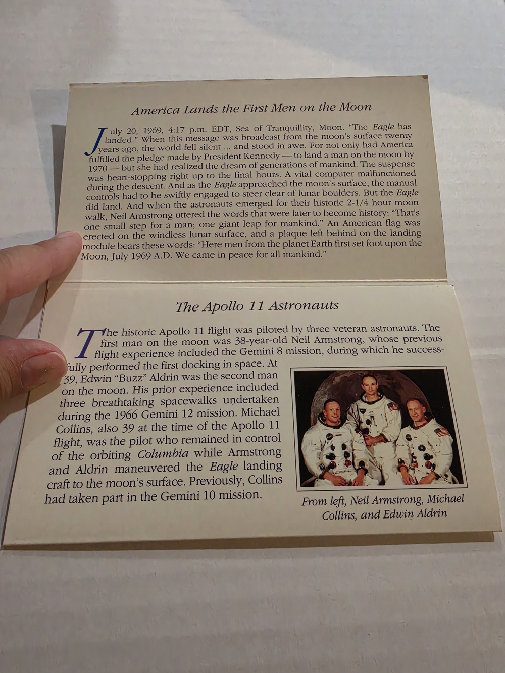 Marshall Islands First Men on the Moon $5 Commemorative Coin Card - Purple - Picture 10 of 12
